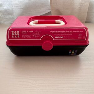 Caboodles Pink and Black Jewelry Case